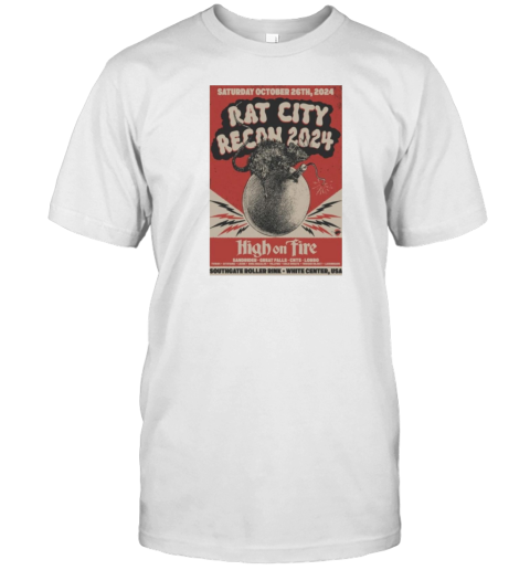 Rat City Recon October 26 2024 White Center T-Shirt