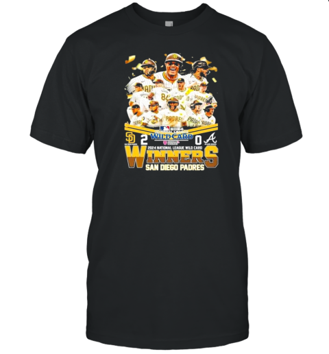 San Diego Padres 2024 National League Wild Card Winner T-Shirt