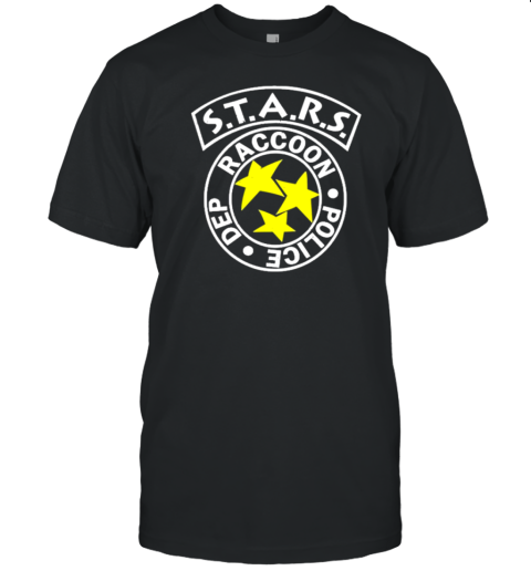 Stars Raccoon Police Department T-Shirt