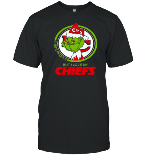 The Grinch I Hate People But I Love My Kansas City Chiefs 2024 T-Shirt