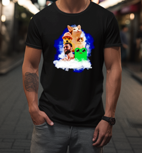 $Popcat Solana Szn Cats Meme T-Shirt