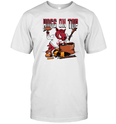 Arkansas Razorbacks Football Hogs On Top T-Shirt