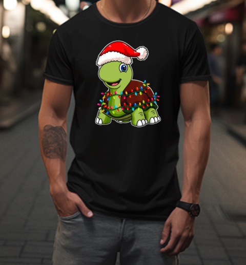 Baby Turtle Smile  Christmas Turtle T-Shirt