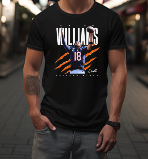 Caleb Williams Chicago Bears Signature T-Shirt