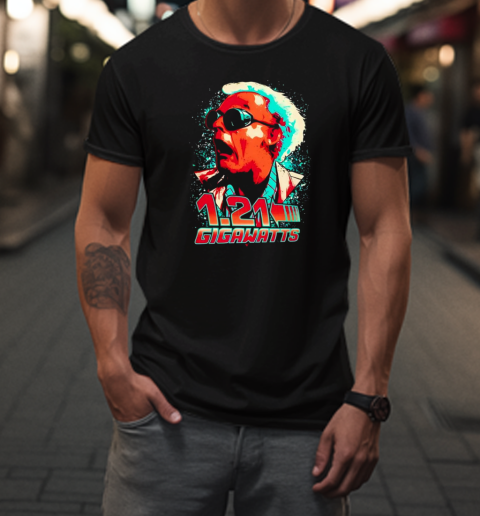 Doc Brown Back to the Future 1.21 Gigawatts retro T-Shirt