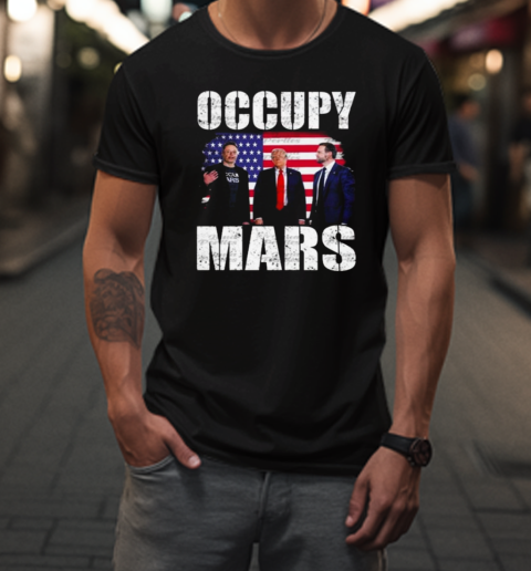 Elon Musk Trump Occupy Mars Trump 2024 T-Shirt