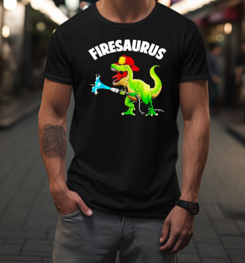 Future firefighter art for fire department fireman cartoon T-Shirt