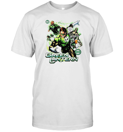 Green Lantern DC Cartoon Design T-Shirt