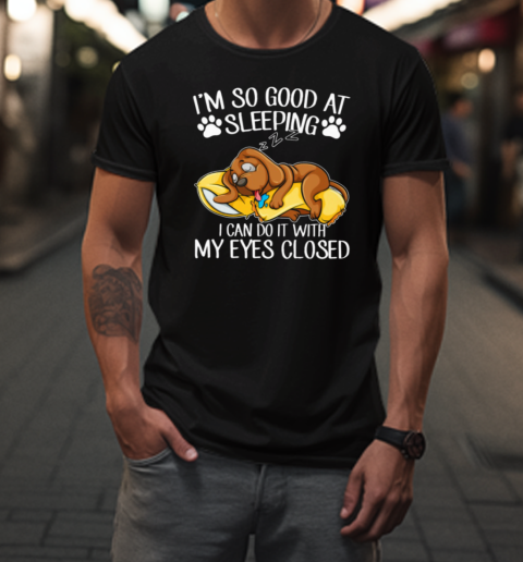 I'm So Good At Sleeping I Can Do It With My Eyes Closed T-Shirt