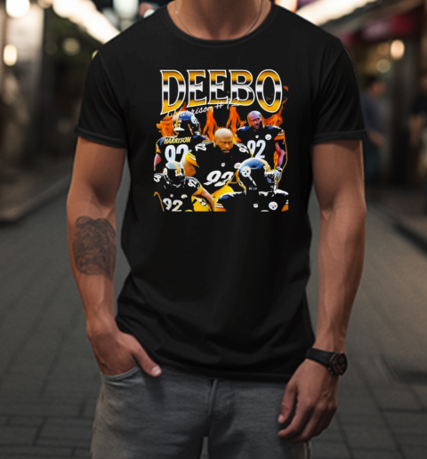 James Harrison Retro 90S Bootleg Pittsburgh Sports T-Shirt