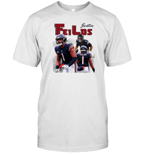 Just Fields Chicago Bears NFL Football Design T-Shirt