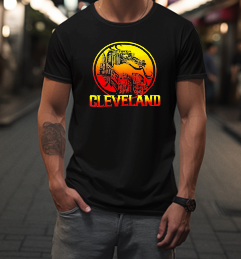 Mortal Cleveland Retro T T-Shirt