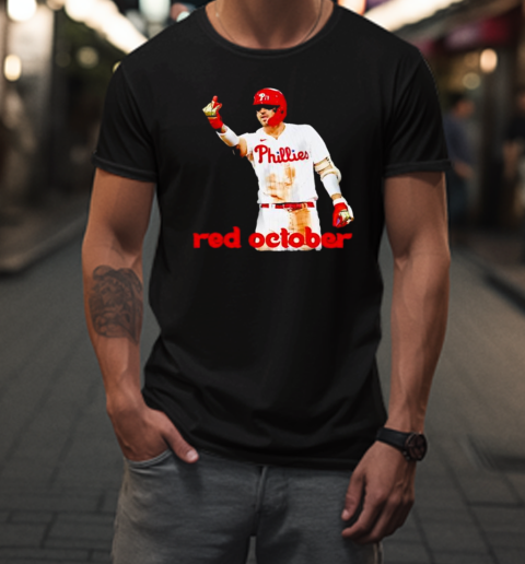 Nick Castellanos Red October Phillies Baseball T-Shirt