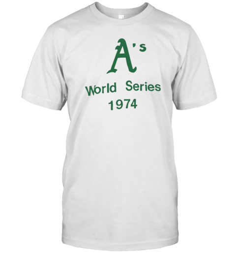 Oakland Athletics World Series 1974 T-Shirt