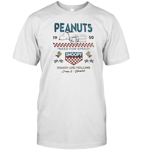 Peanuts Need For Speed Snoopy Rough And Rolling T-Shirt