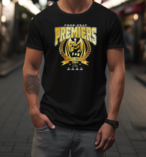 Penrith Panthers Four Peat Premiers 2024 T-Shirt