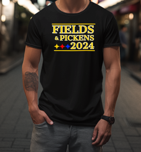 Pittsburgh Political Justin Fields George Pickens 2024 T-Shirt