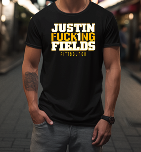 Pittsburgh Pro Football Justin Fcking Fields T-Shirt