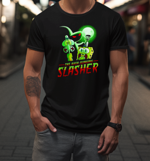 Spongebob Squarepants The Hash Slinging Slasher Spooky T-Shirt