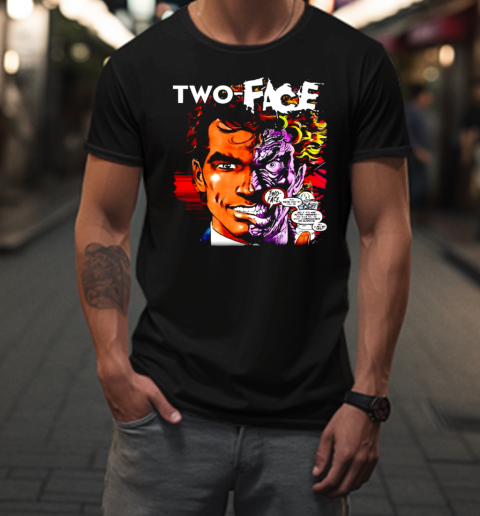 Two Face DC Comics Movies Graphic T-Shirt