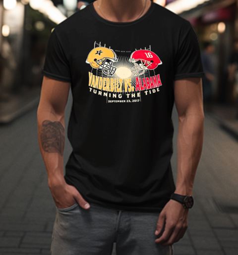 Vanderbilt Vs Alabama Turning The Tide T-Shirt