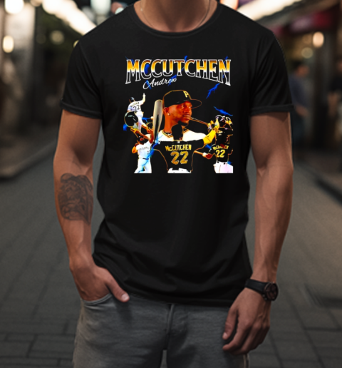 Vintage 90S Graphic Andrew Mccutchen Pittsburgh Sports T-Shirt