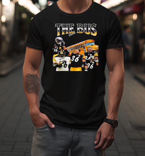 Vintage 90S Graphic Jerome Bettis Pittsburgh Sports Design T-Shirt