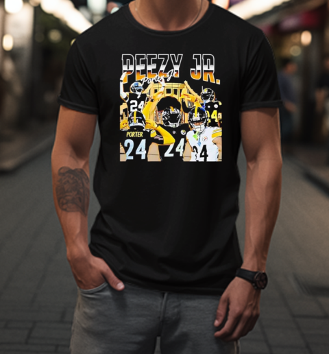 Vintage 90S Graphic Joey Porter Jr. Pittsburgh Sports T-Shirt