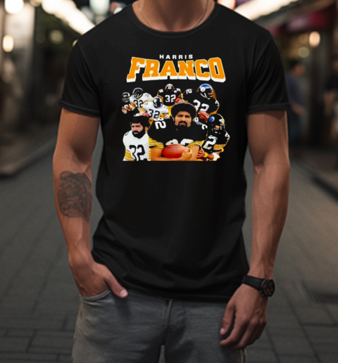 Vintage Franco Harris Oversized Football Season T-Shirt