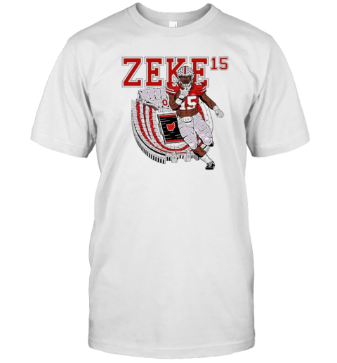 Vintage Ohio State Buckeyes Ezekiel Elliott Football T-Shirt