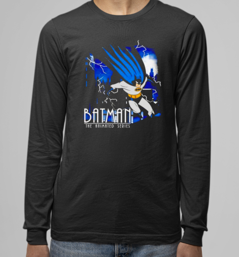 Animated Batman The Amimated Series T- Long Sleeved T-shirt 