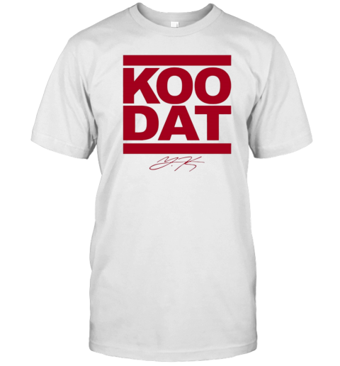 Atlanta Falcons Younghoe Koo Koo Dat Signature T-Shirt