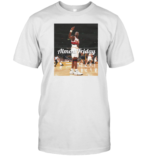 Dikembe Mutombo Houston Rockets Basketball Almost Friday T-Shirt