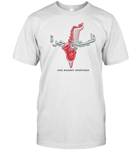 Free Palestine Jazz Against Apartheid T-Shirt