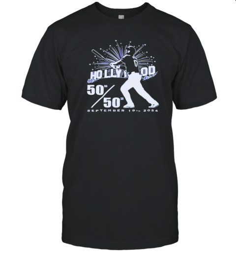 Los Angeles Dodgers Shohei Ohtani 50.50 Baseball Design T-Shirt