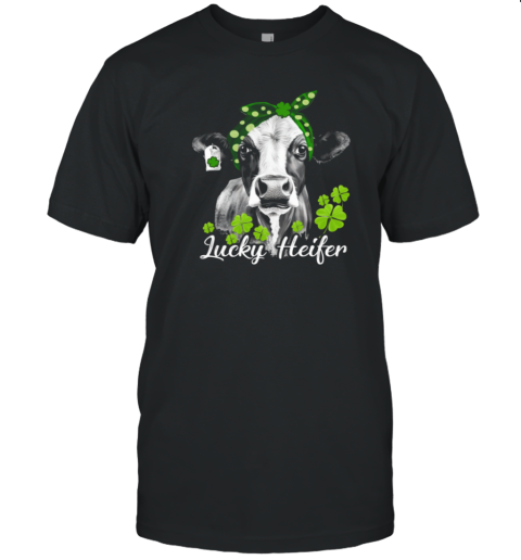 Lucky Heifer St Patrick's Day Cow T-Shirt