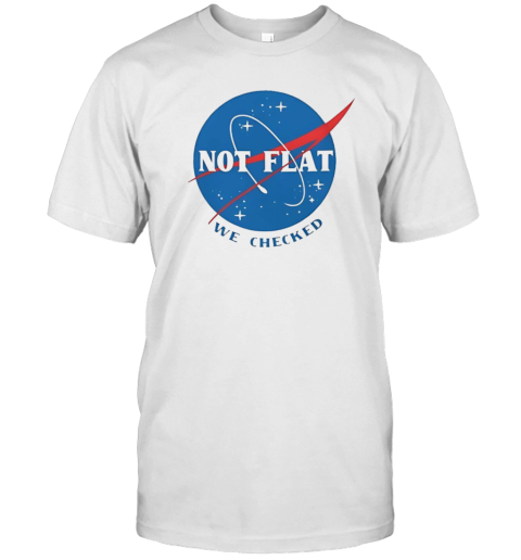 Not Flat We Checked Logo T-Shirt