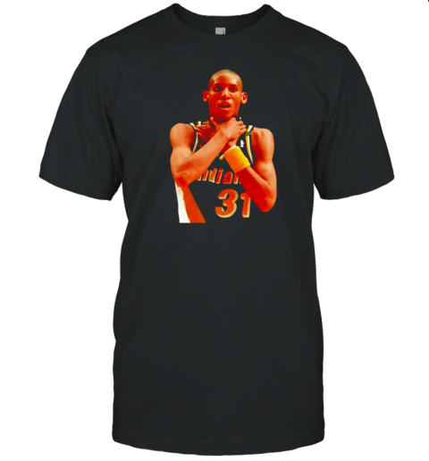 Reggie Miller Choke Retro Basketball Fan T-Shirt