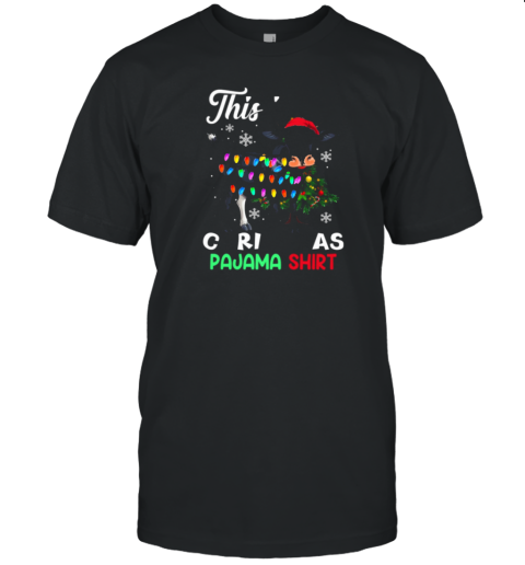 This Is My Christmas Pajama Funny Christmas Cow T-Shirt