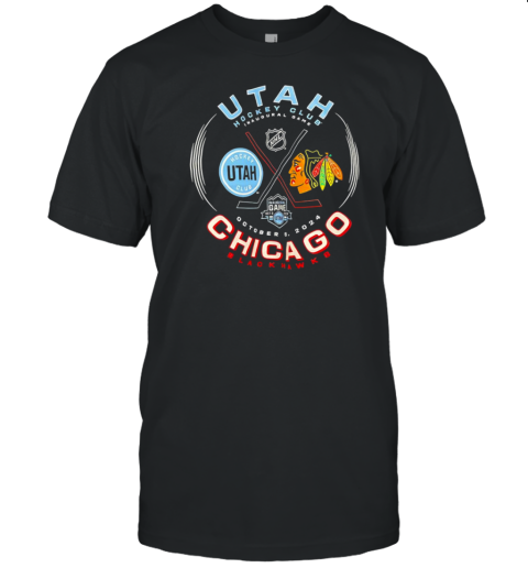 Utah Hockey Club Inaugural Game Chicago Blackhawks 2024 T-Shirt