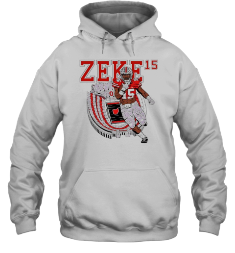 Vintage Ohio State Buckeyes Ezekiel Elliott Football T- Unisex Hoodie