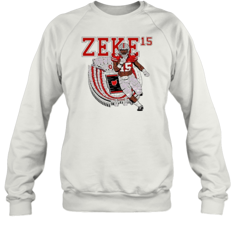 Vintage Ohio State Buckeyes Ezekiel Elliott Football T- Unisex Sweatshirt