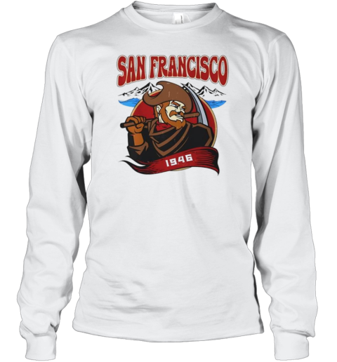 Vintage San Francisco Football 1946 Retro T- Long Sleeved T-shirt 