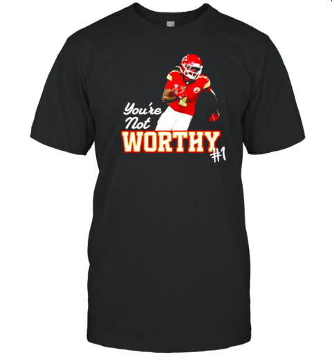 Xavier Worthy Kansas City Chiefs Football Design T-Shirt