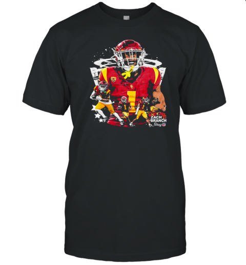 Zachariah Branch USC Trojans Football Poster Graphic T-Shirt