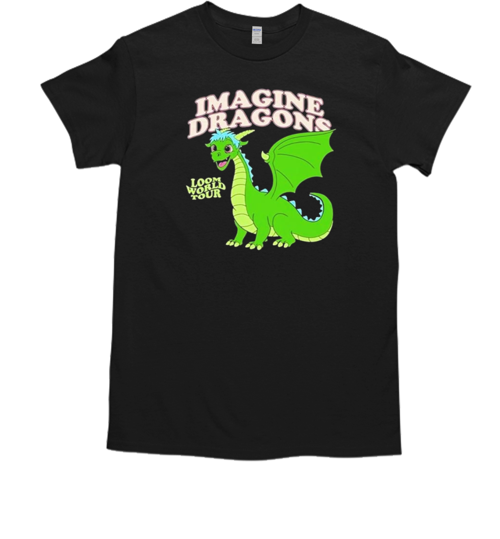 Dragons Loom World Tour Cartoon Dragon 2024 T-Shirt