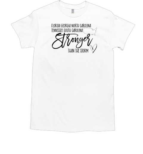 Florida Georgia North Carolina Tennessee South Carolina Stronger Than The Storm T-Shirt Florida Georgia North Carolina Tennessee South Carolina Stronger Than The Storm T-Shirt