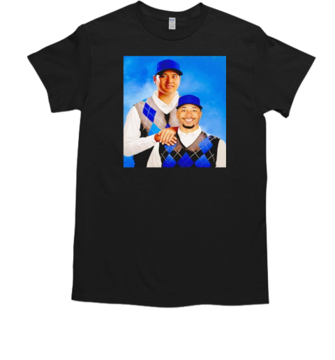Los Angeles Baseball Shohei Ohtani And Mookie Betts Step Brothers T-Shirt Los Angeles Baseball Shohei Ohtani And Mookie Betts Step Brothers T-Shirt