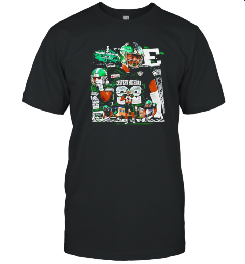 Maxx Crosby Eastern Michigan Eagles football poster graphic T-Shirt