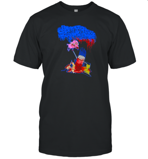 Sanguisugabogg Stupid Dog Horror Cartoon T-Shirt